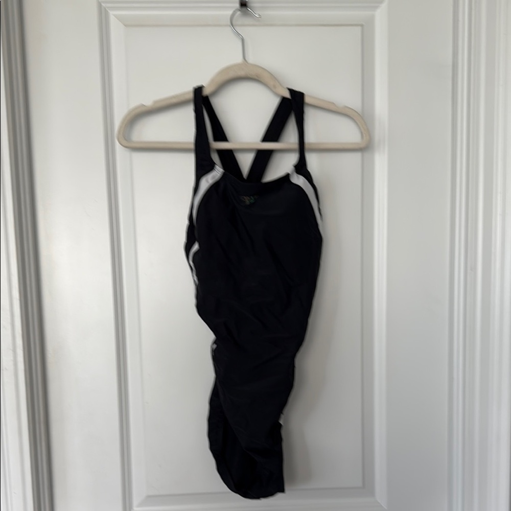 Speedo Black and White Swimsuit